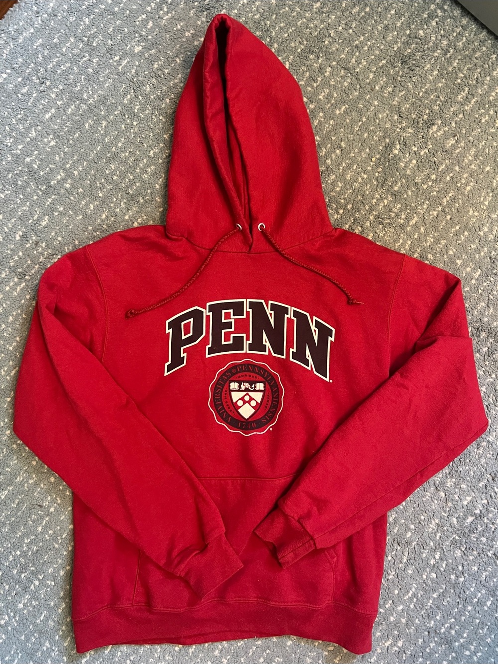 UPENN | Penn | University of Pennsylvania Red Hoodie with University Seal